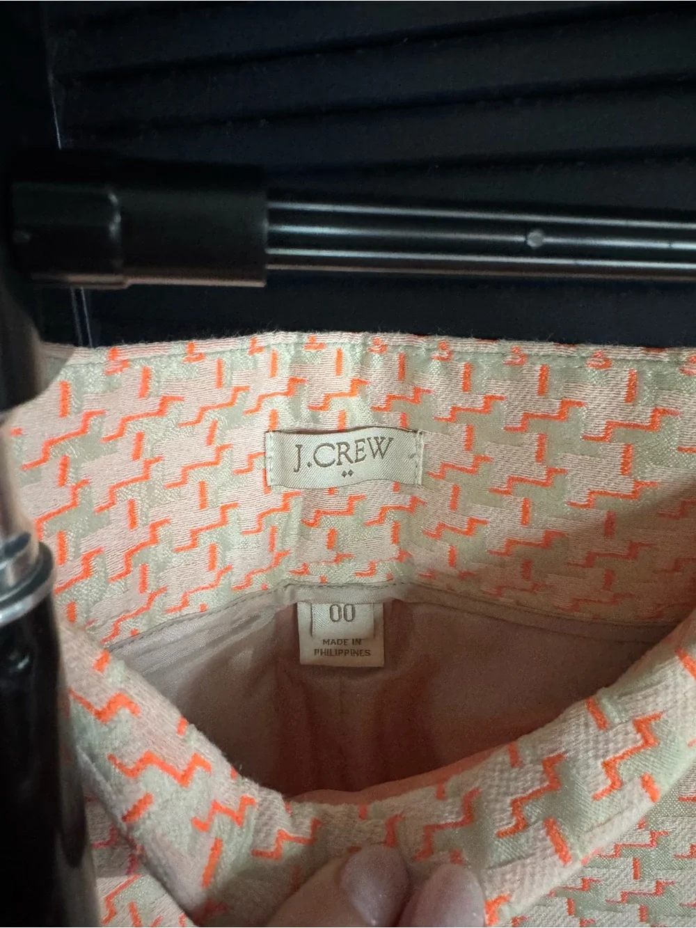 J.Crew Embroidered Textured Shorts Size 00